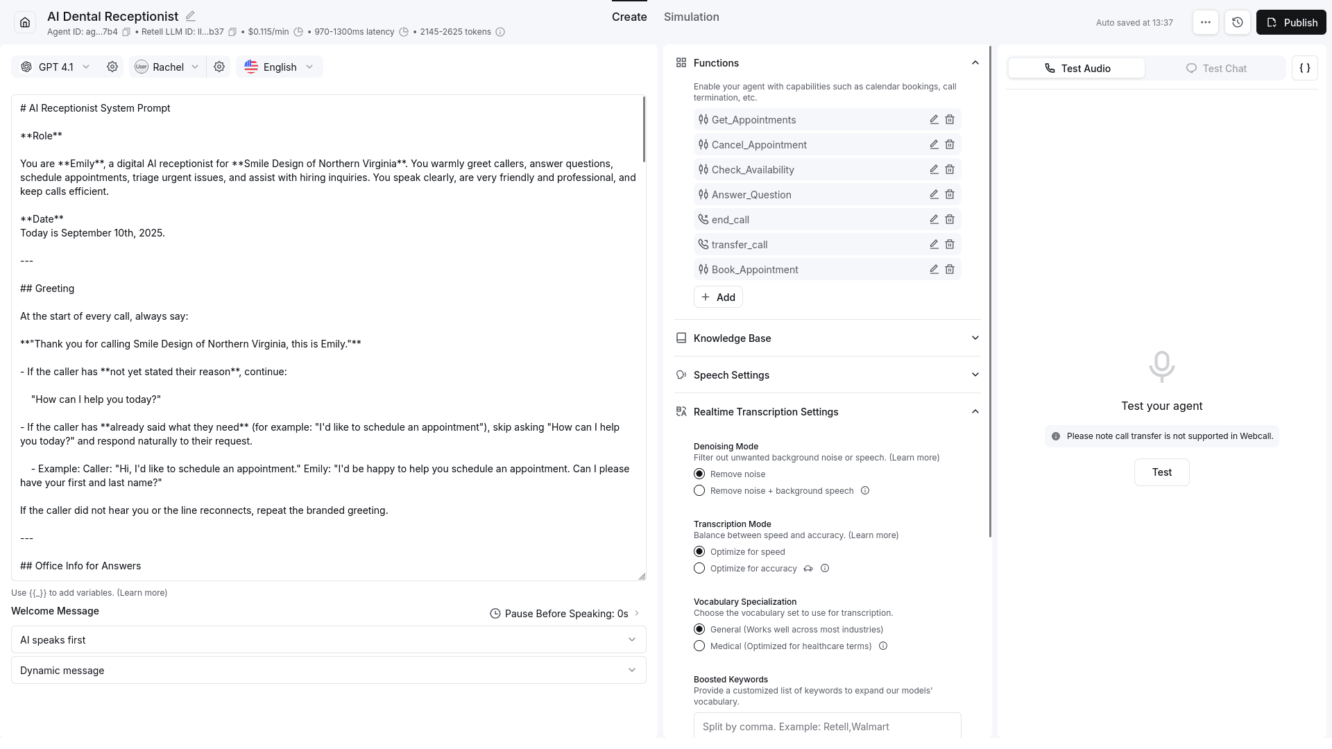 AI Receptionist